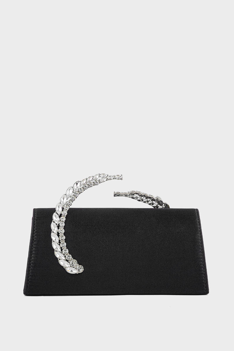 Party Wear Clutch BK4122-Black