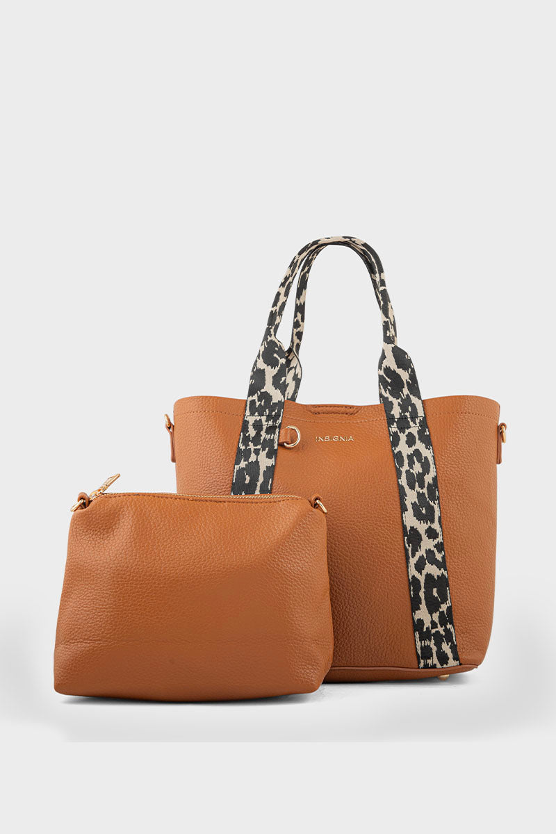 Tote Hand Bags BS2204-Brown