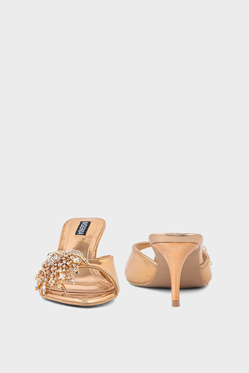 Party Wear Slip On IP0077-Champagne