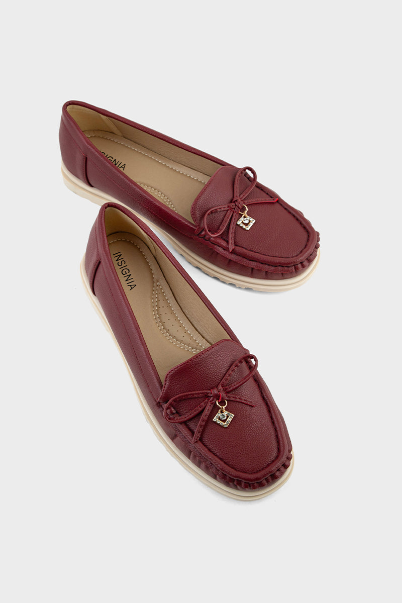 Comfort Moccasin IK7023-Maroon