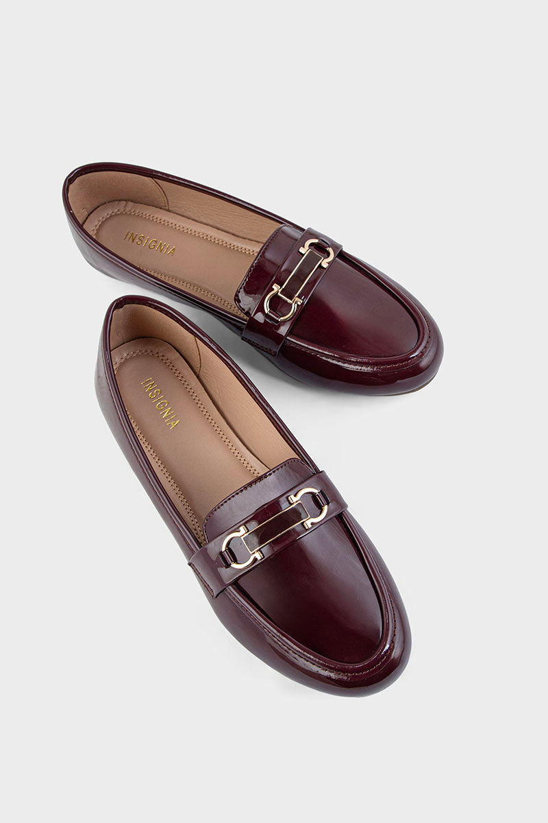 Formal Moccasin IK7033-Maroon