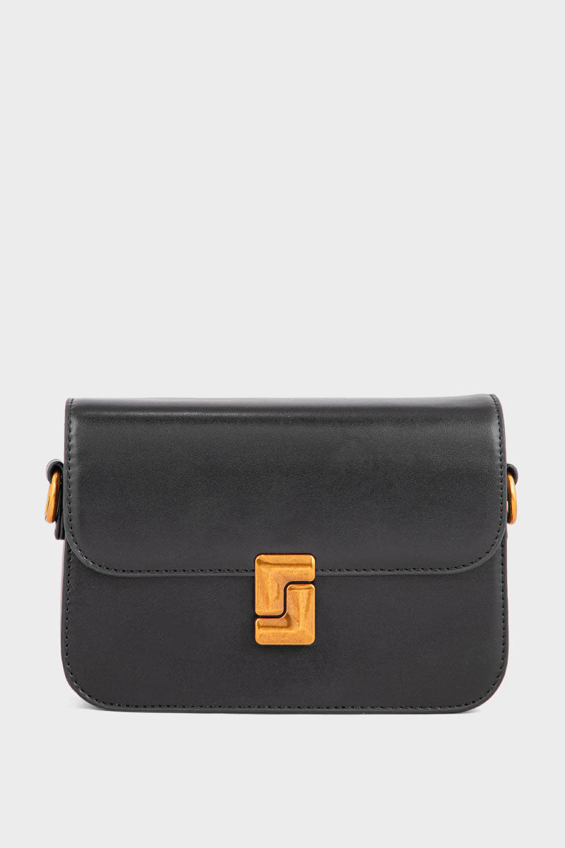 Black Flap Shoulder Bags BS2104