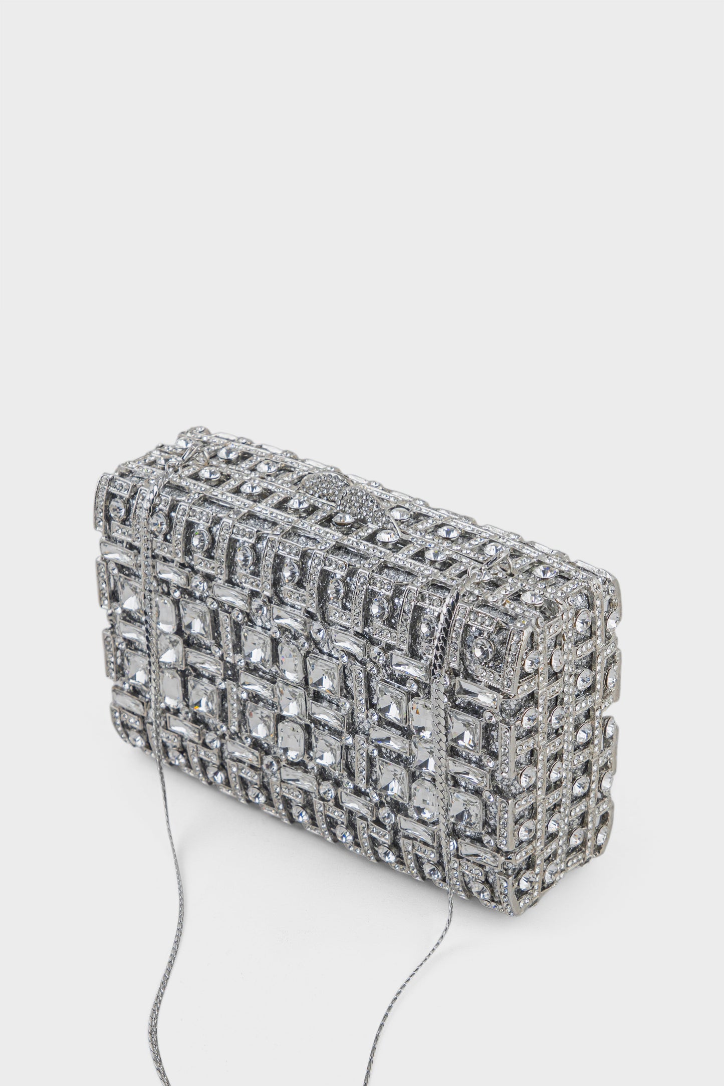 Buy Party Wear Clutch BK4124-Silver | Stylish & Premium