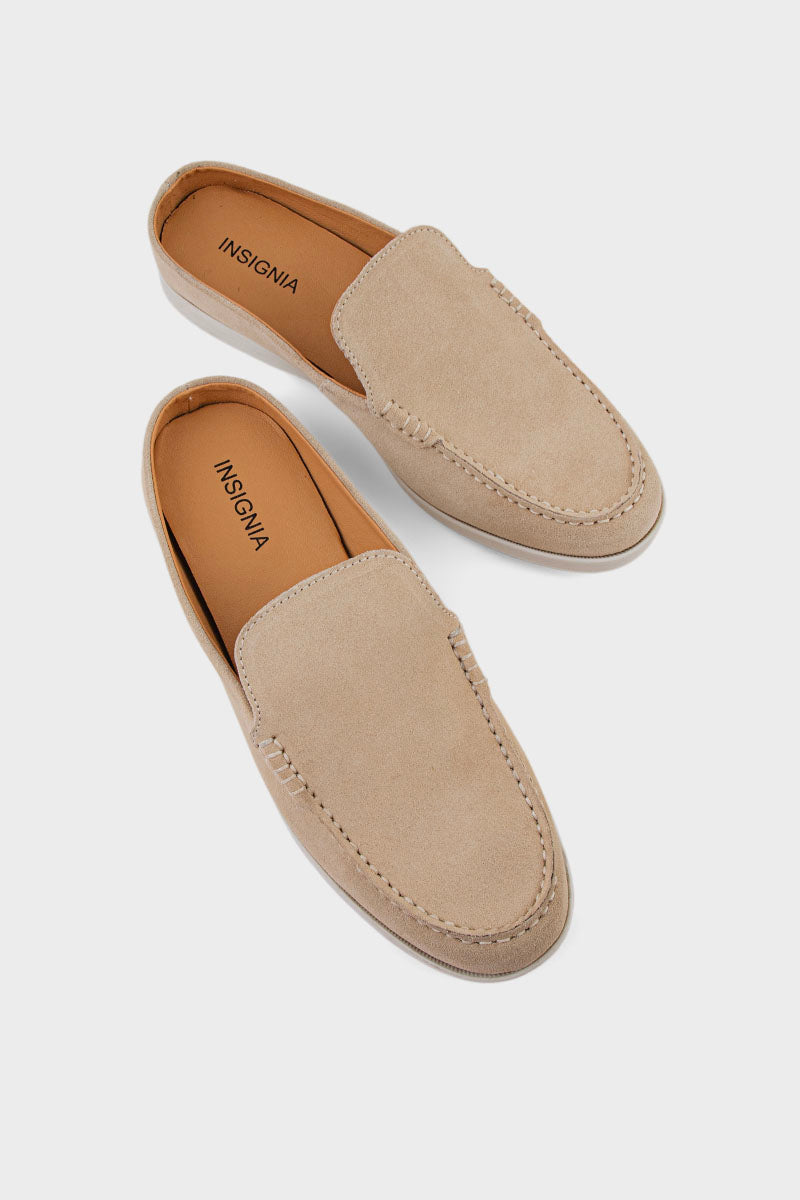 Bulk Men Casual Back Open Moccs MC6503 Beige Sale