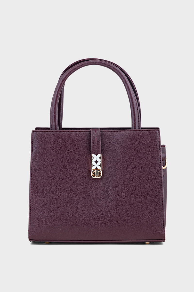 Top Handle Hand Bags BH0091 Maroon