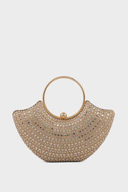 Party Wear Clutch BK4114-Golden