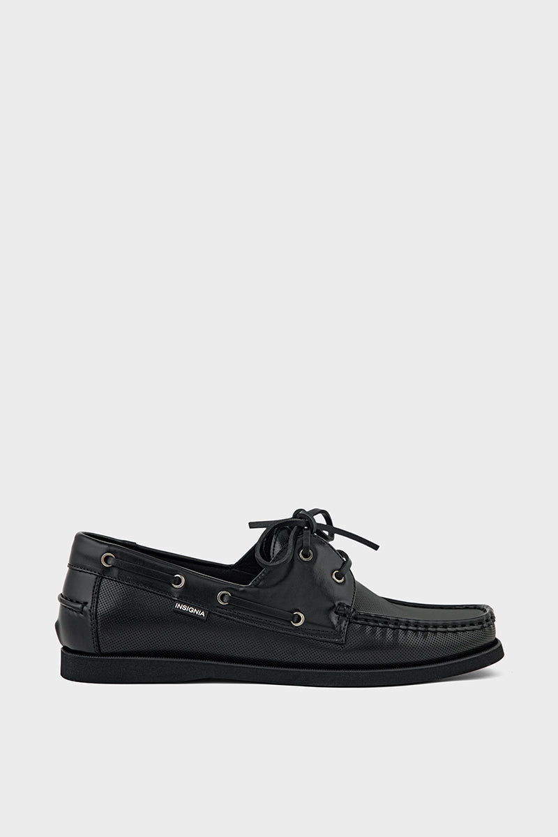 Men Casual Driving Mocs MC4026-Black
