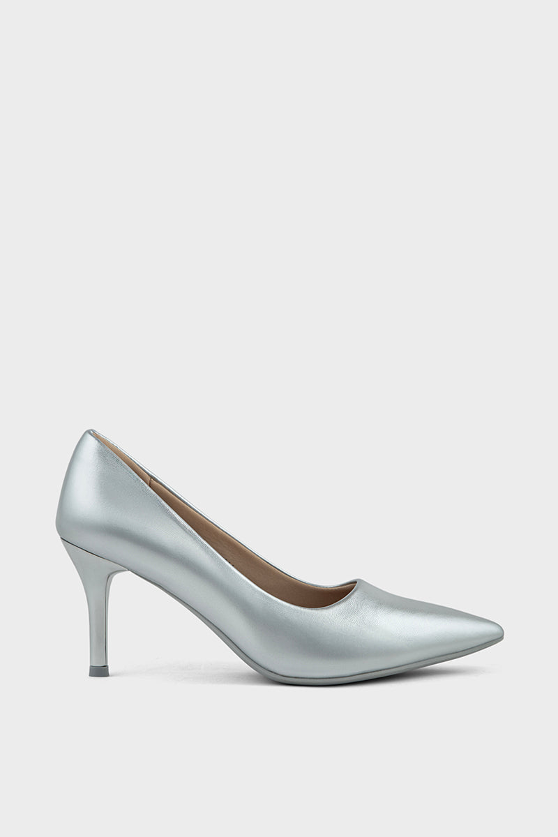 Party Wear Court Shoes IP5014-Silver