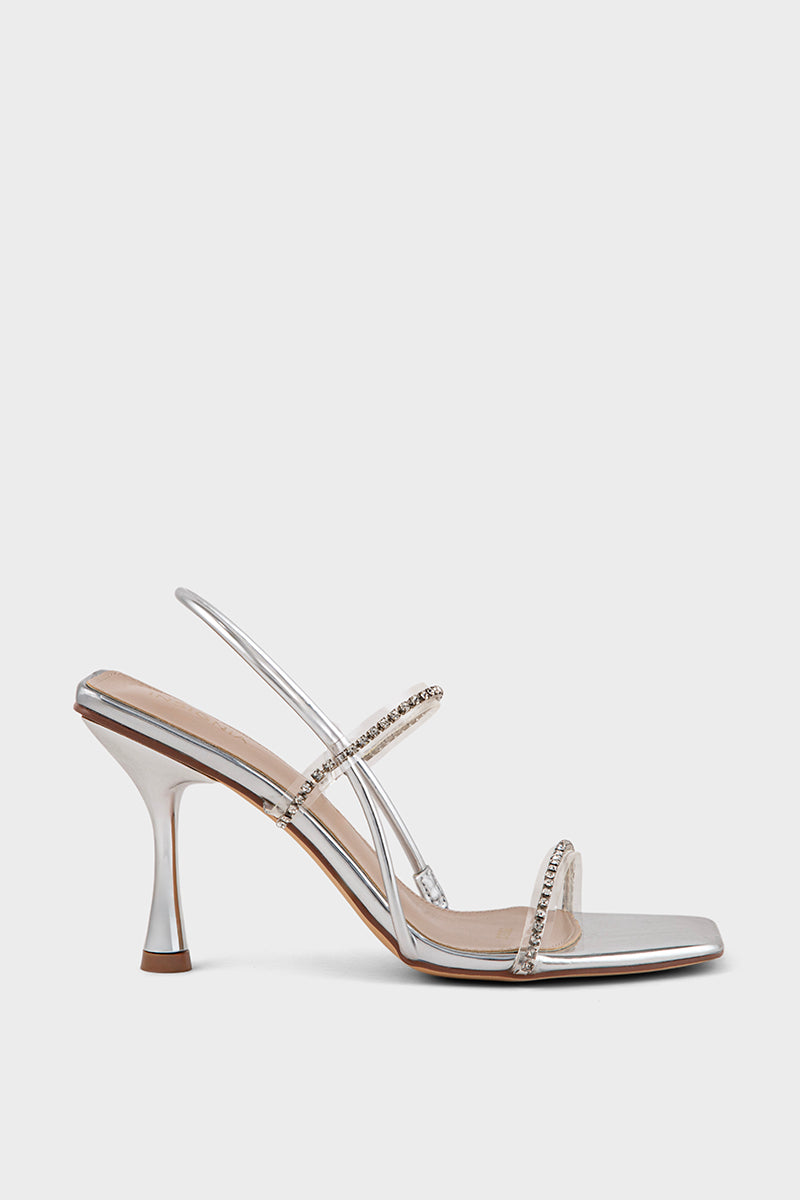 Party Wear Sandal IP2055-Silver