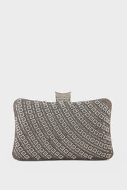 Party Wear Clutch BK4117-Gun Metall