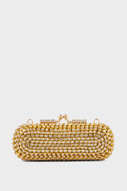 Party Wear Clutch BK4108-Golden