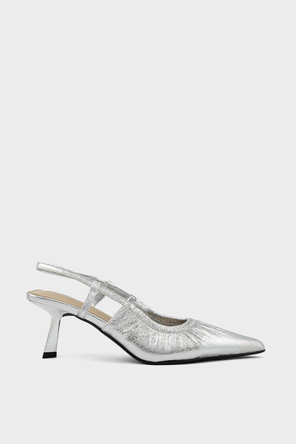 Pary Wear Sling Back IP4022-Silver