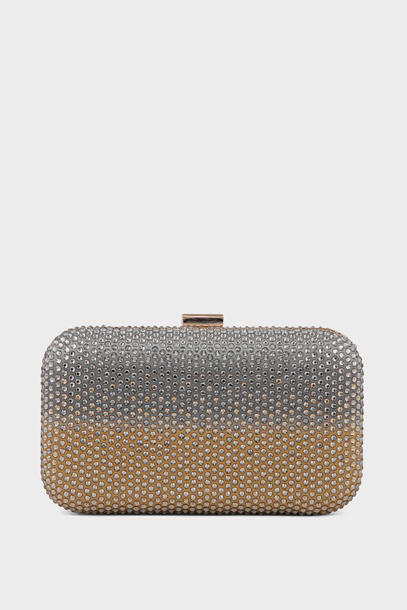 Party Wear Clutch BK4109-Golden
