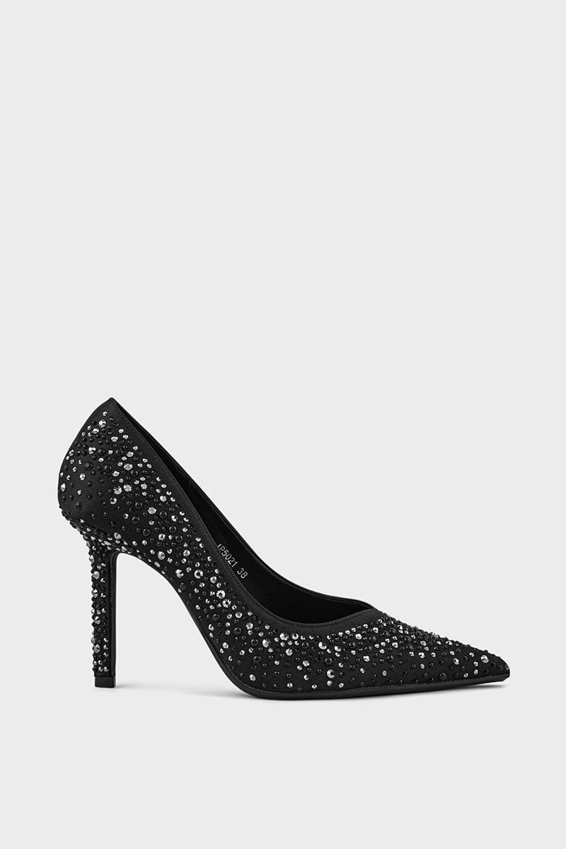 Party Wear Court Shoes IP5021-Black