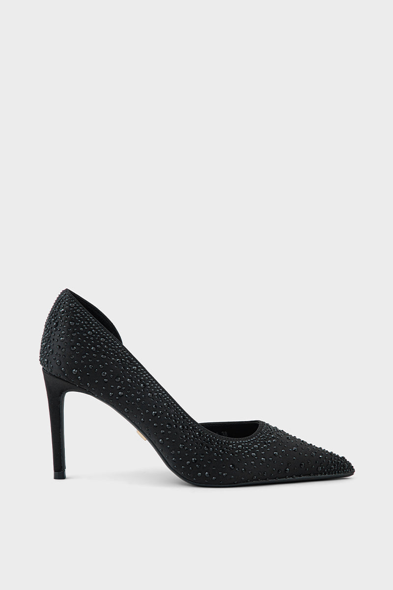 Party Wear Court Shoes IP5018-Black