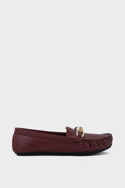 Comfort Moccasin IK7035-Maroon