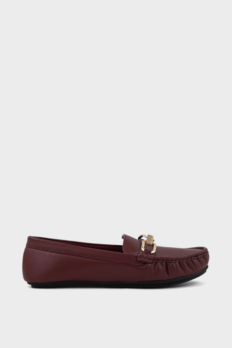 Comfort Moccasin IK7035-Maroon