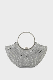 Party Wear Clutch BK4114-Silver