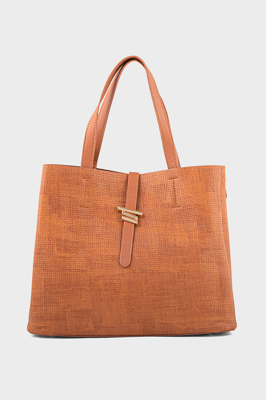 Tote Hand Bags BS2166-Brown