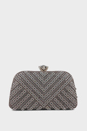 Party Wear Clutch BK4118-Silver