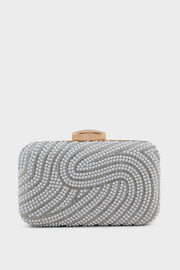 Party Wear Clutch BK4116-White