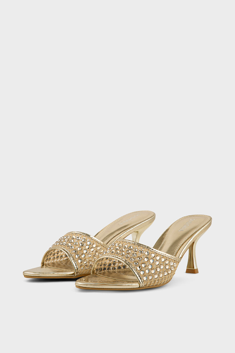 Party Wear Slip On IP0083-Gold