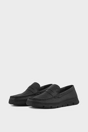 Men Casual Driving Mocs MC4027-Black