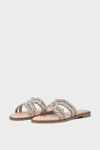 Party Wear Slip On IF0194-Peach