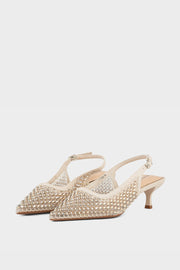 Party Wear Sling Back IP4020-Ivory