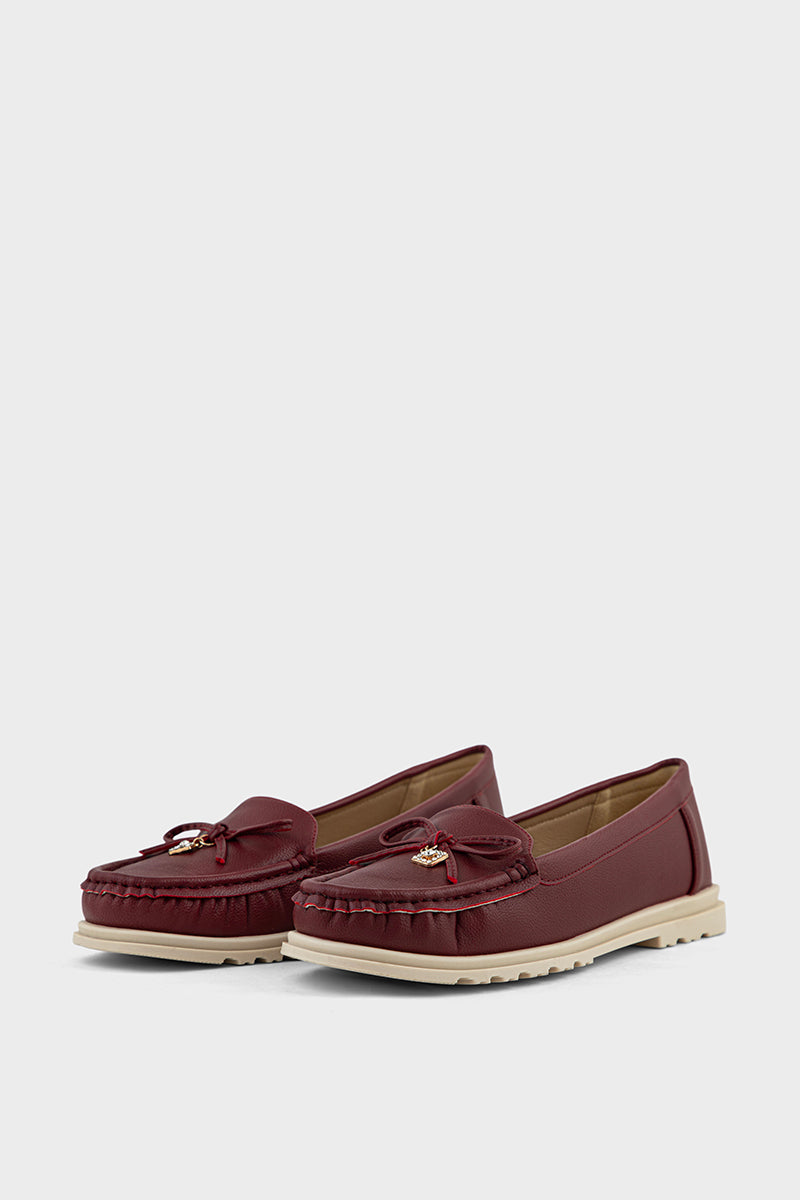 Comfort Moccasin IK7023-Maroon