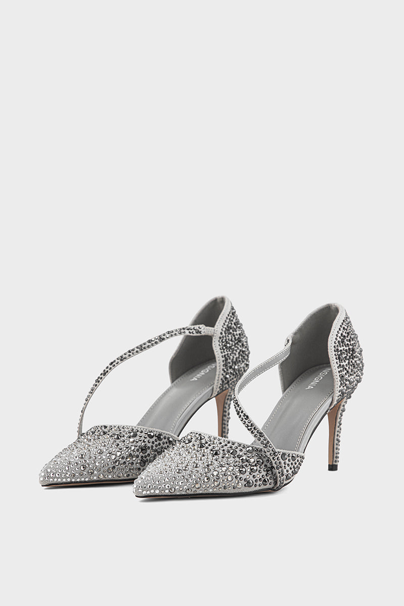 Party Wear Court Shoes IP5019-Silver