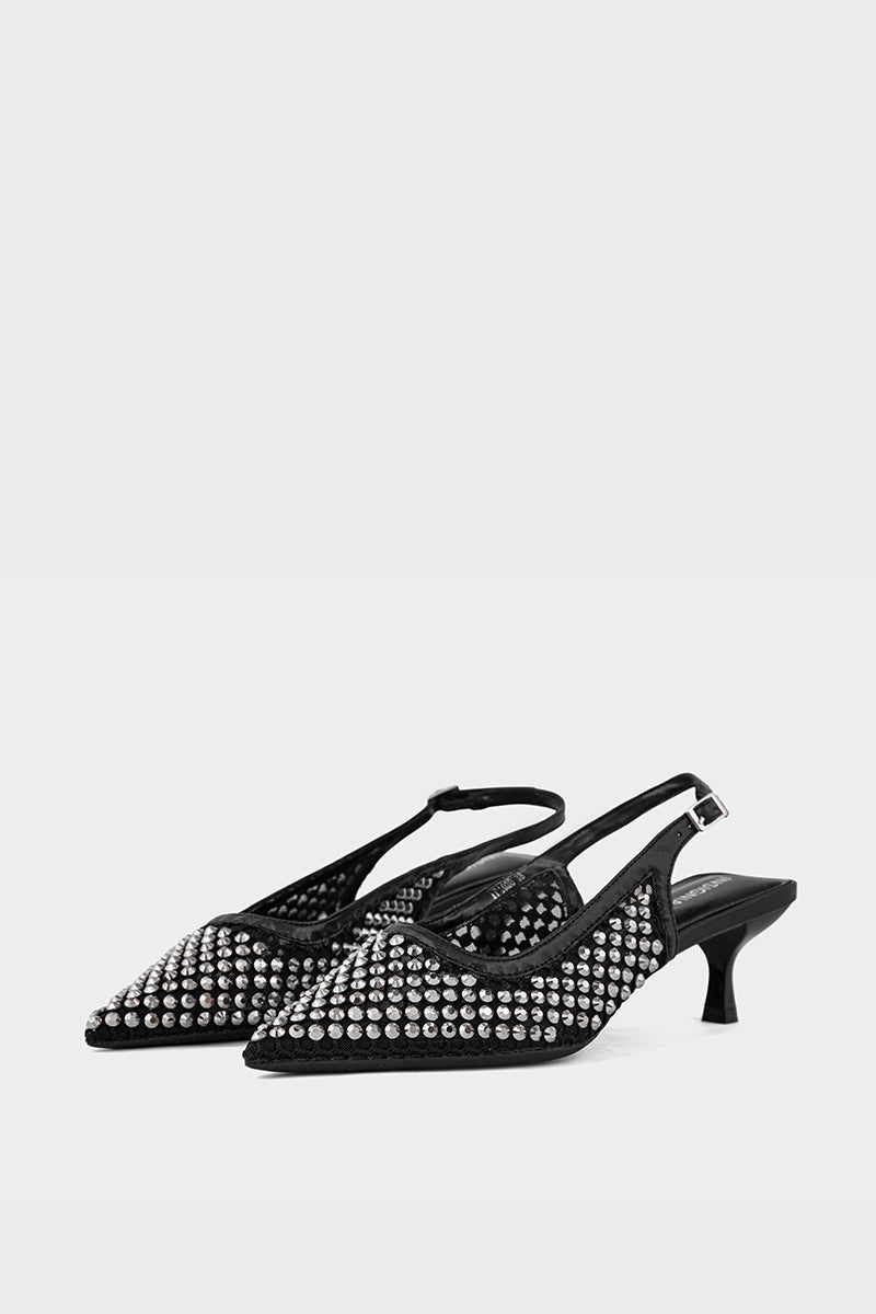Party Wear Sling Back IP4020-Black
