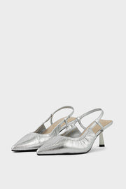 Pary Wear Sling Back IP4022-Silver