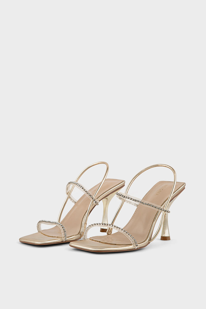 Party Wear Sandal IP2055-Gold