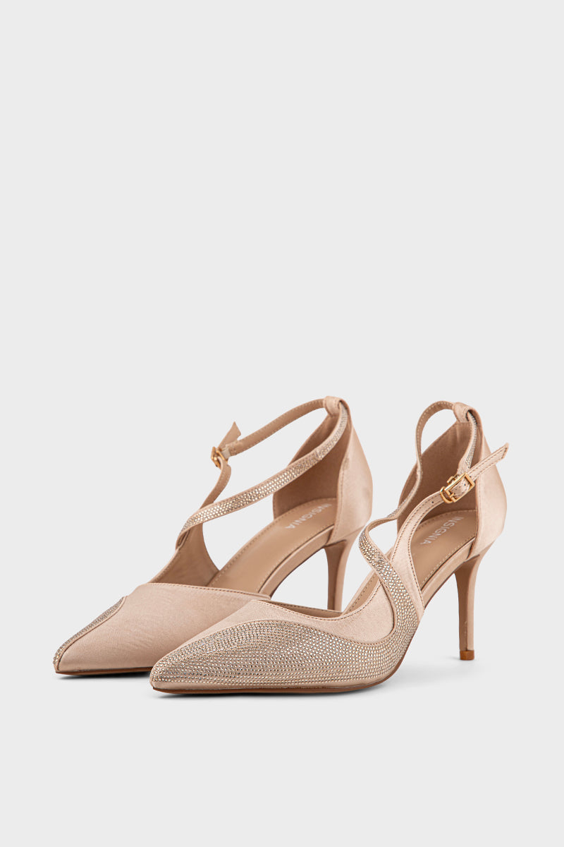 Party Wear Court Shoes IP5020-Gold