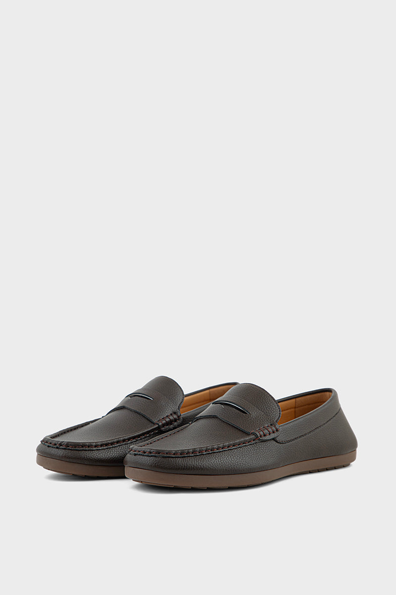 Men Casual Driving Mocs MC4025-Coffee