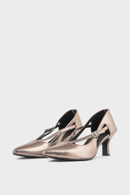 Party Wear Court Shoes IP5028-Pewter