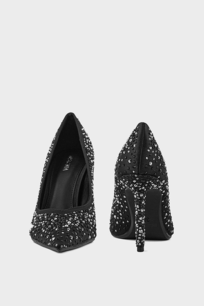 Party Wear Court Shoes IP5021-Black