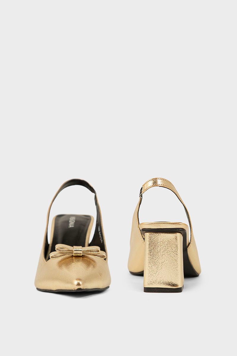 Party Wear Sling Back IP4034-Gold