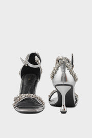 Party Wear Sandal IP2049-Silver