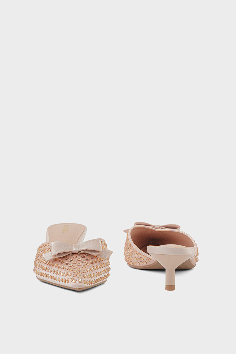 Party Wear Mule IP8509-Champagne