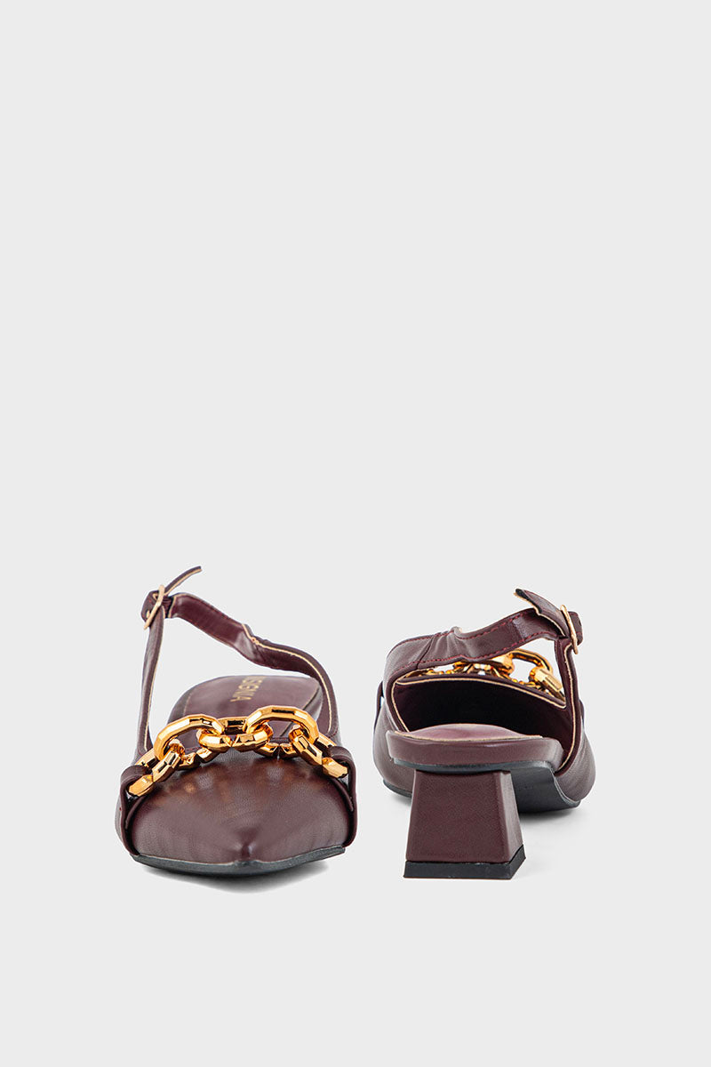 Formal Sling Back IF4040-Maroon