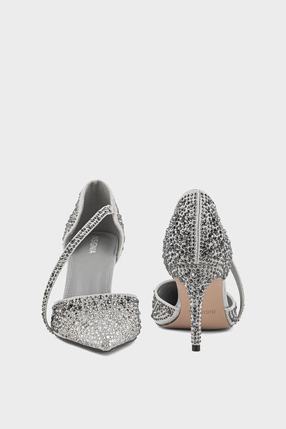 Party Wear Court Shoes IP5019-Silver