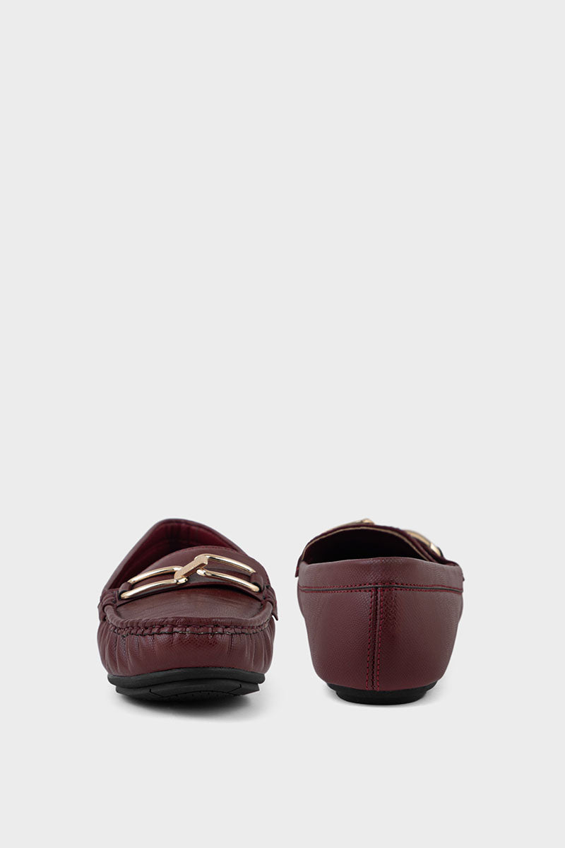 Comfort Moccasin IK7035-Maroon