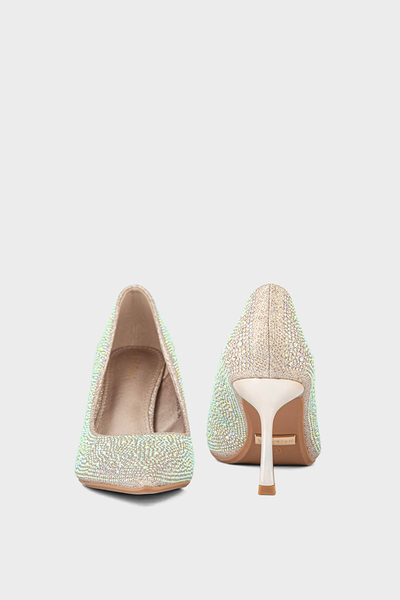 Party Wear-Court Shoes-IP5016-Champagne