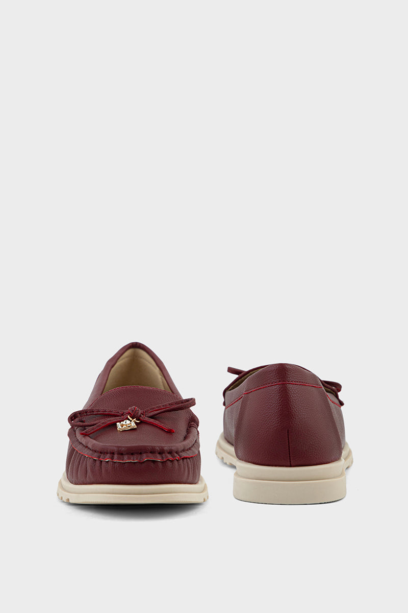 Comfort Moccasin IK7023-Maroon