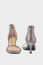 Party Wear Sandal IP2053-Pewter