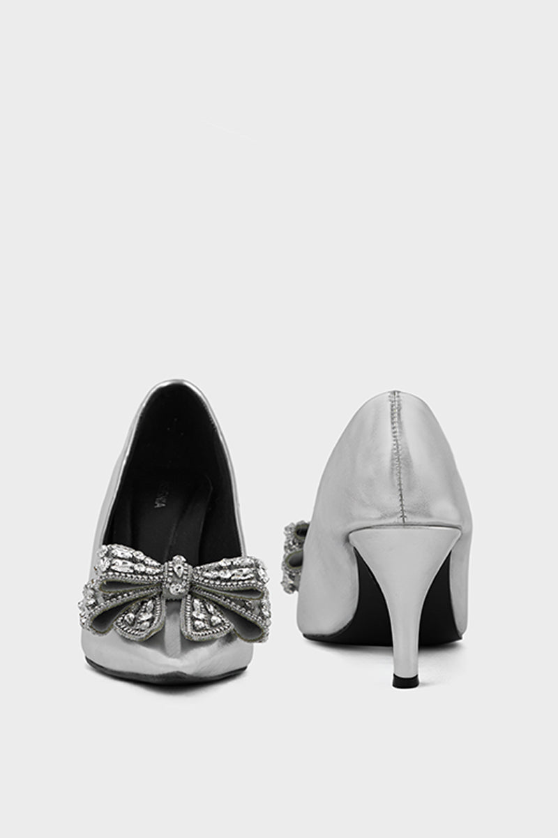 Formal Court Shoes IP5027-Silver