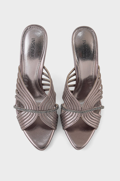 Party Wear Slip On IP0108-Pewter