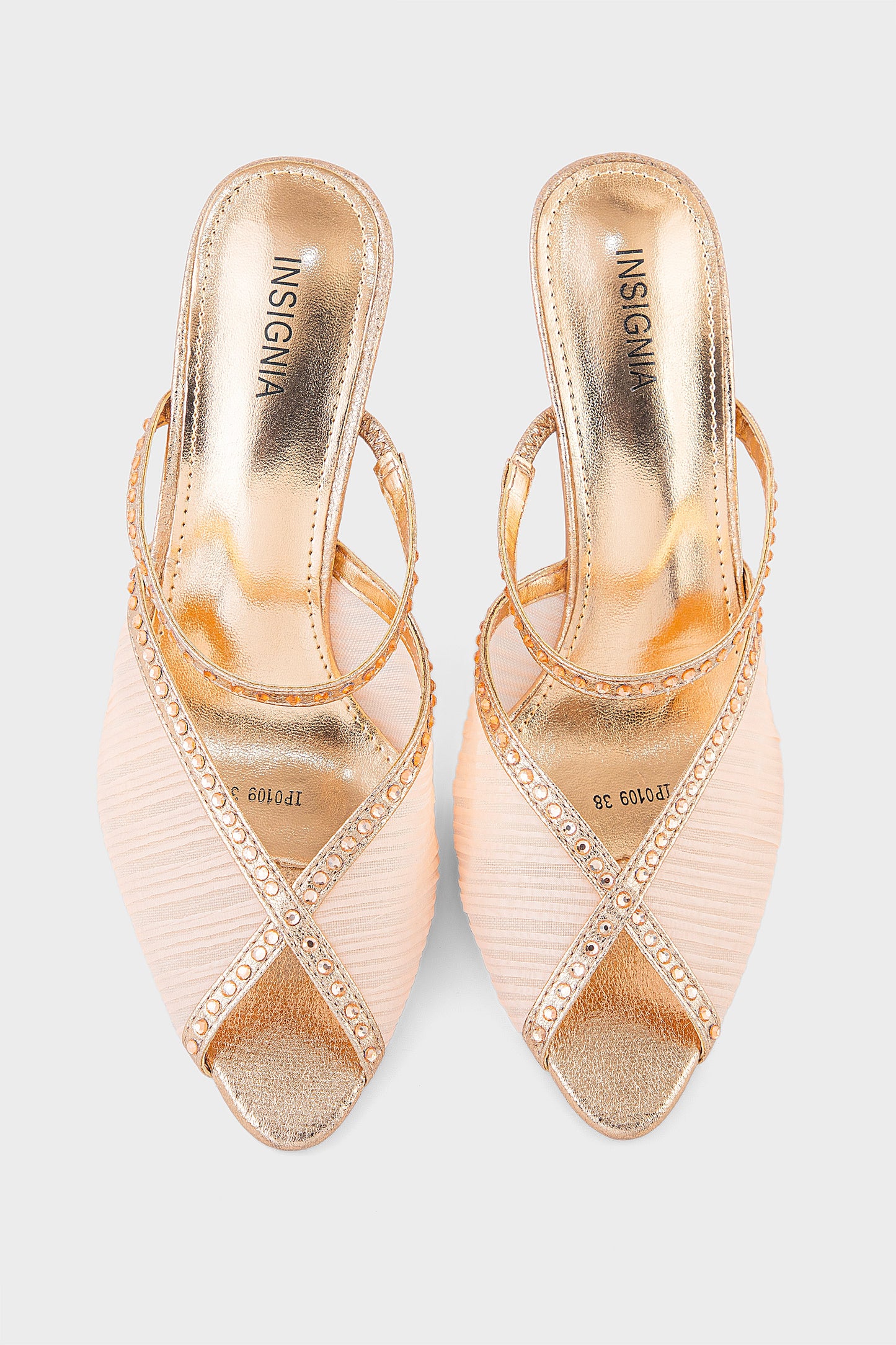 Party Wear Slip On IP0109-Champagne